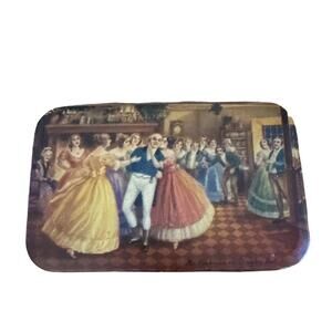 Vintage THORNES PREMIER TOFFEE TIN LEEDS ENGLAND Box Storage Container